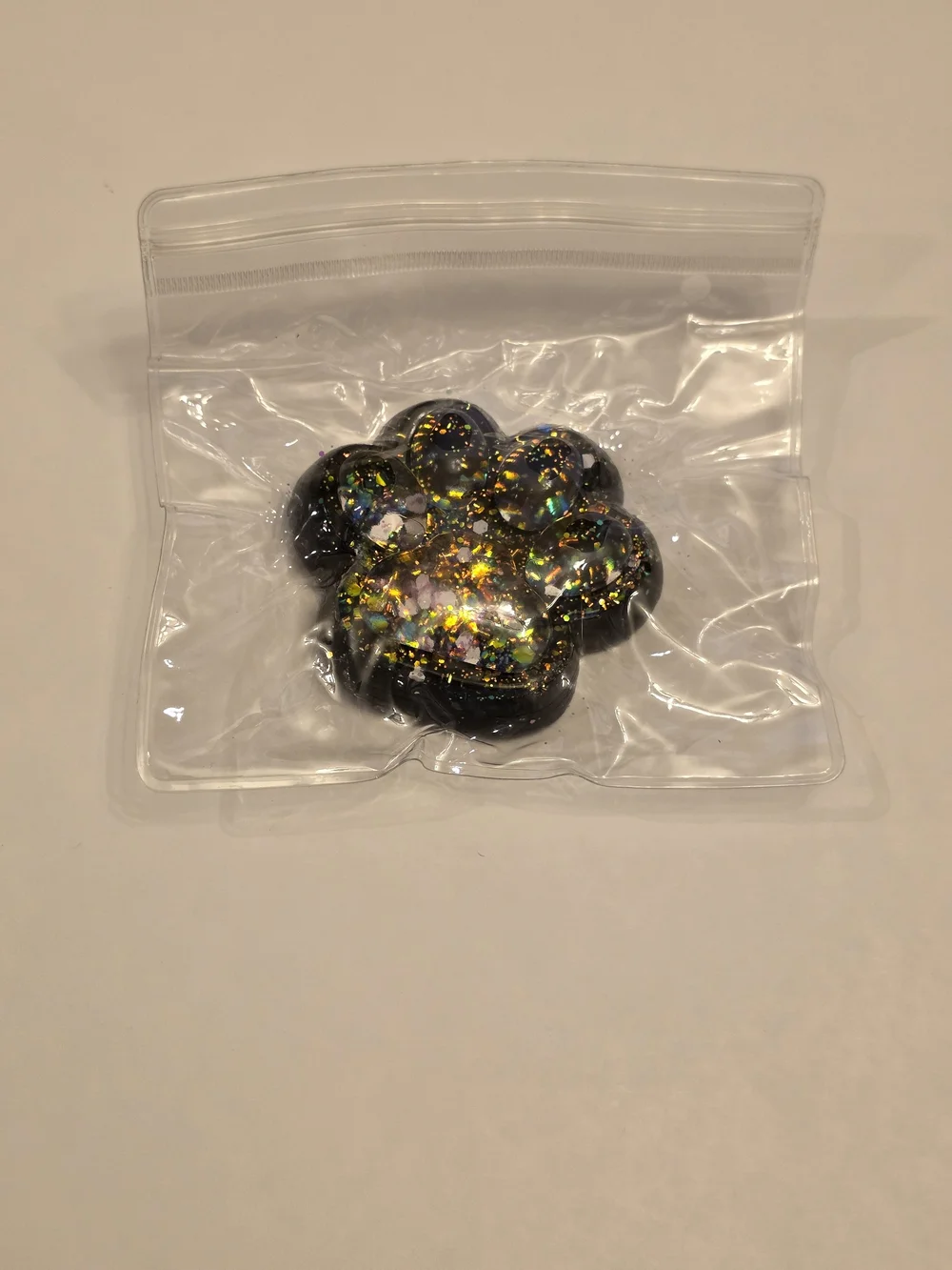 🐾 Viral trending Black Bling Galaxy Cat Paw Taba Squishy – ASMR 🌌💎